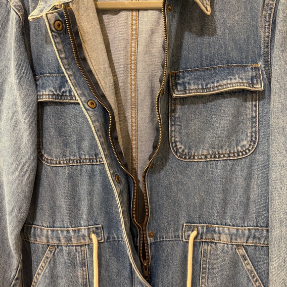 Ladies Abercrombie and Fitch Denim Jumpsuit Small - Picture 4 of 6